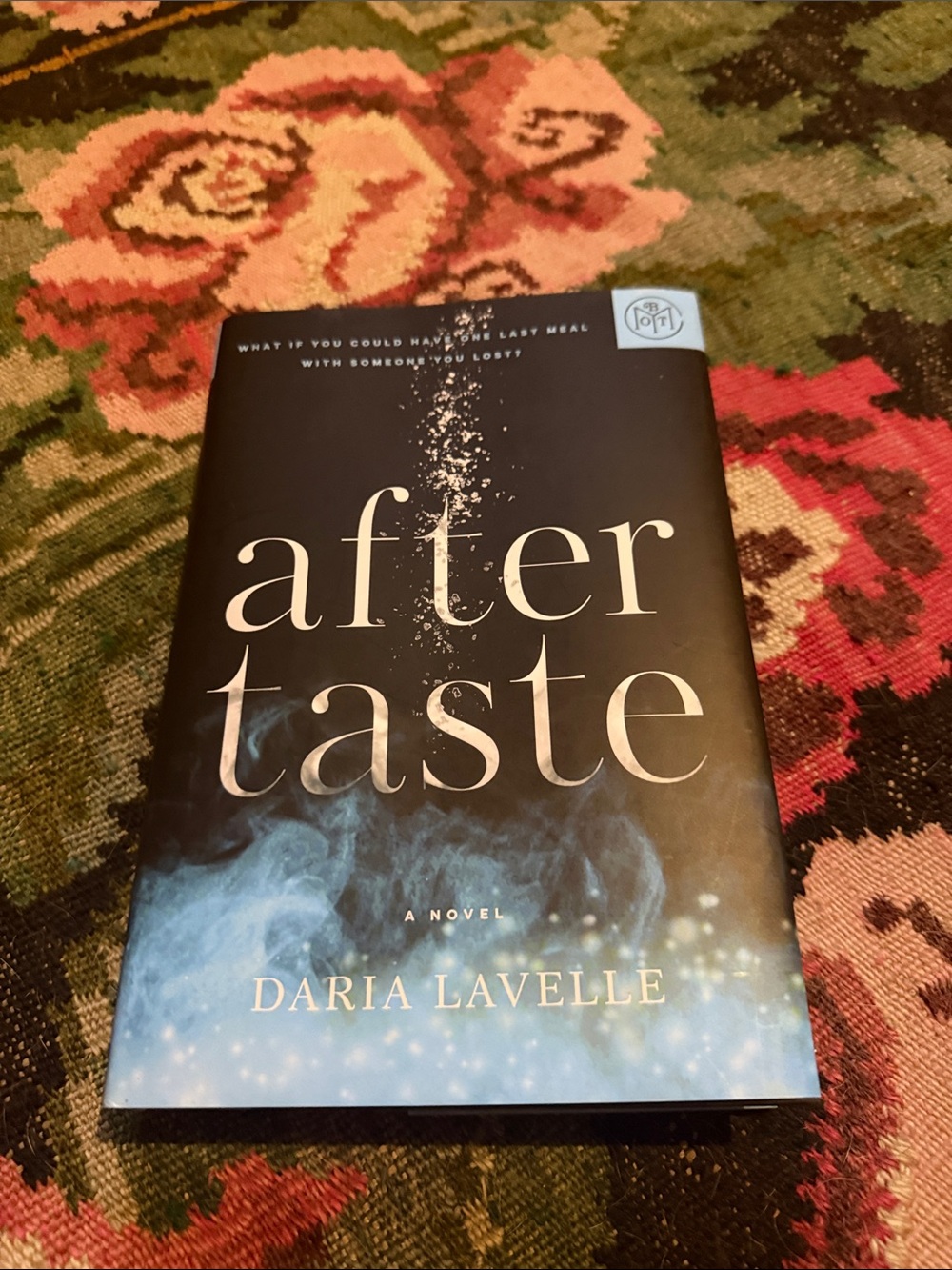 After Taste by Daria Lavelle - Black & Blue Hardcover Novel